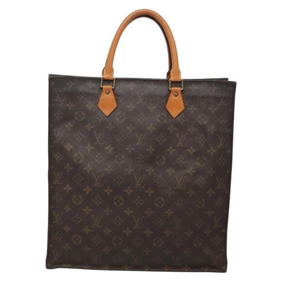 LOUIS VUITTON Monogram Sac Plat Hand Bag M51140 - Picture 2 of 12
